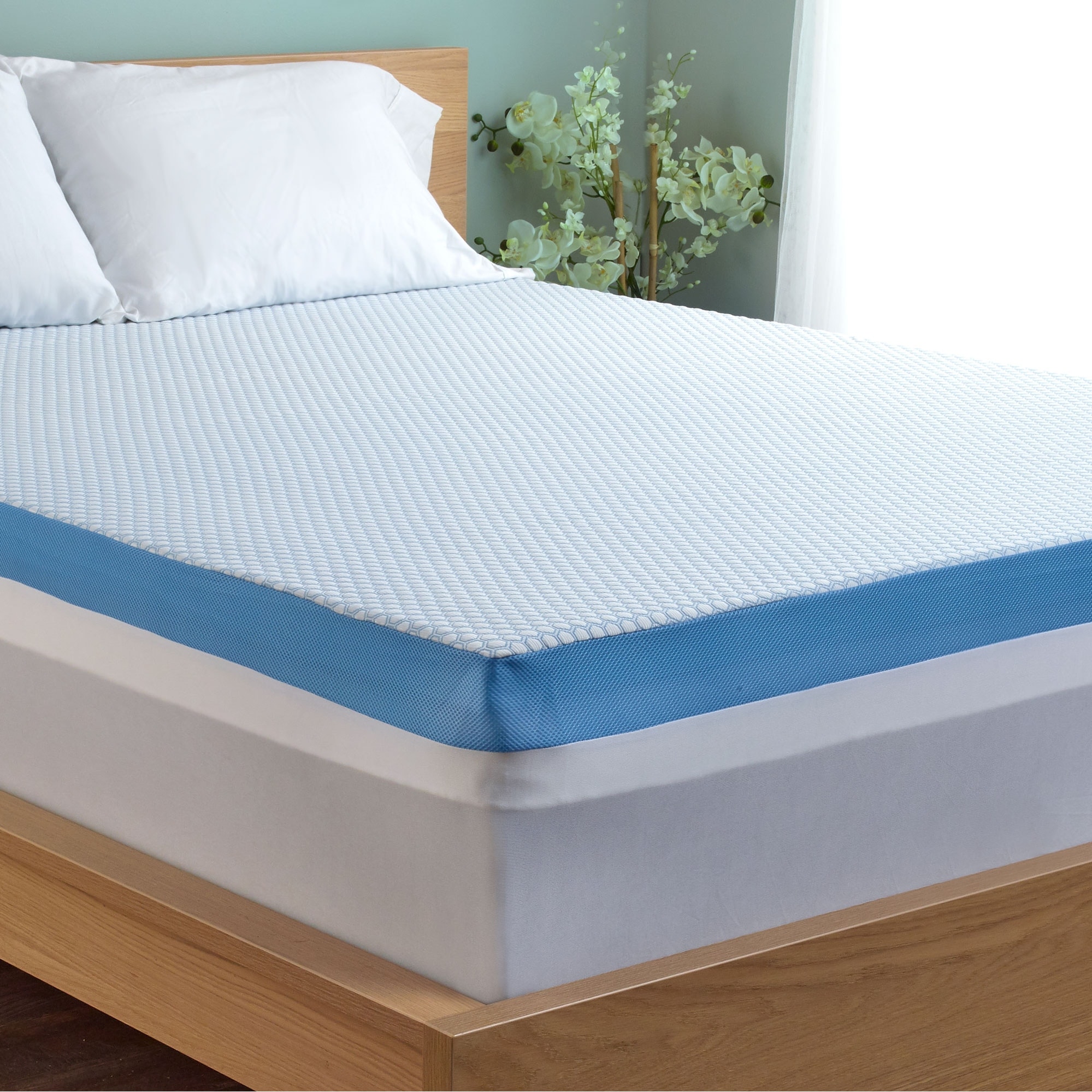 Blue TruCool 3 Mattress Topper featuring Serene Foam - Full - 3 Inch
